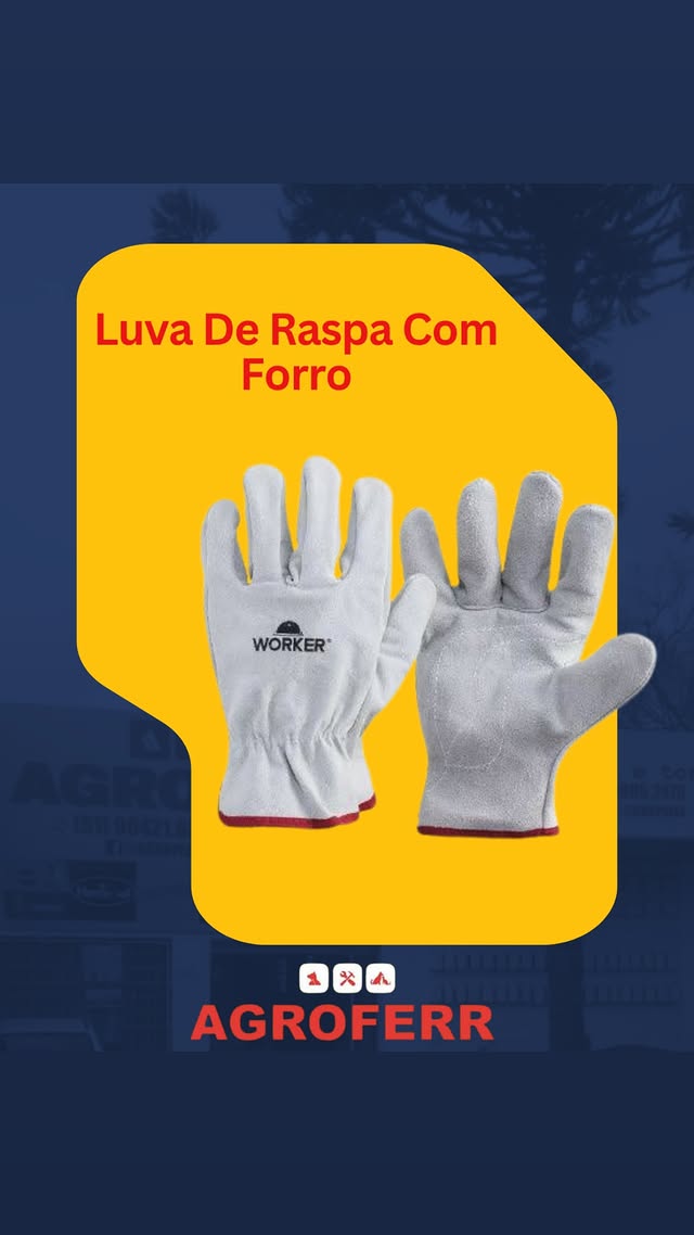 Luva De Raspa Com Forro