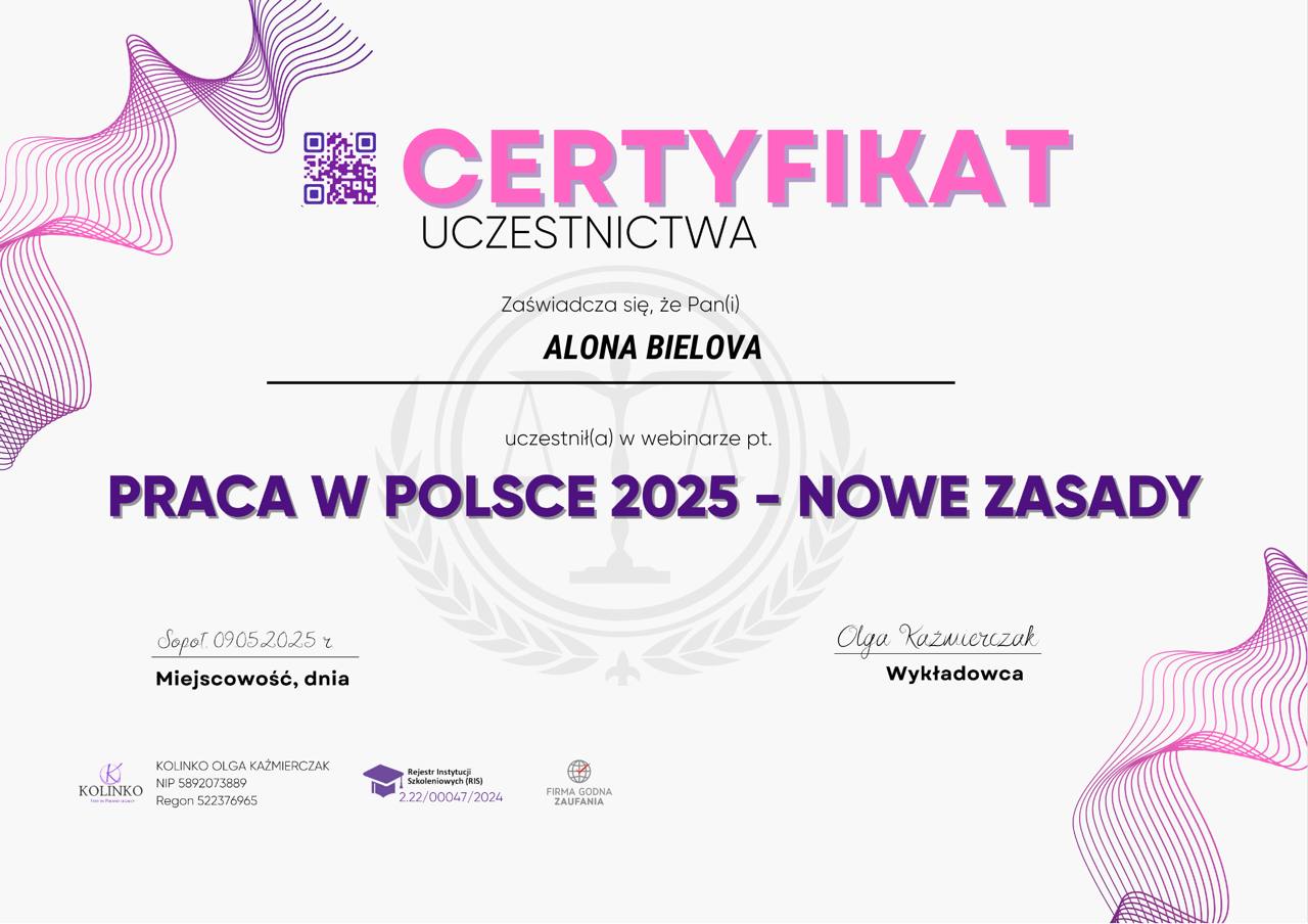 Praca w Polsce 2025 — nowe zasady