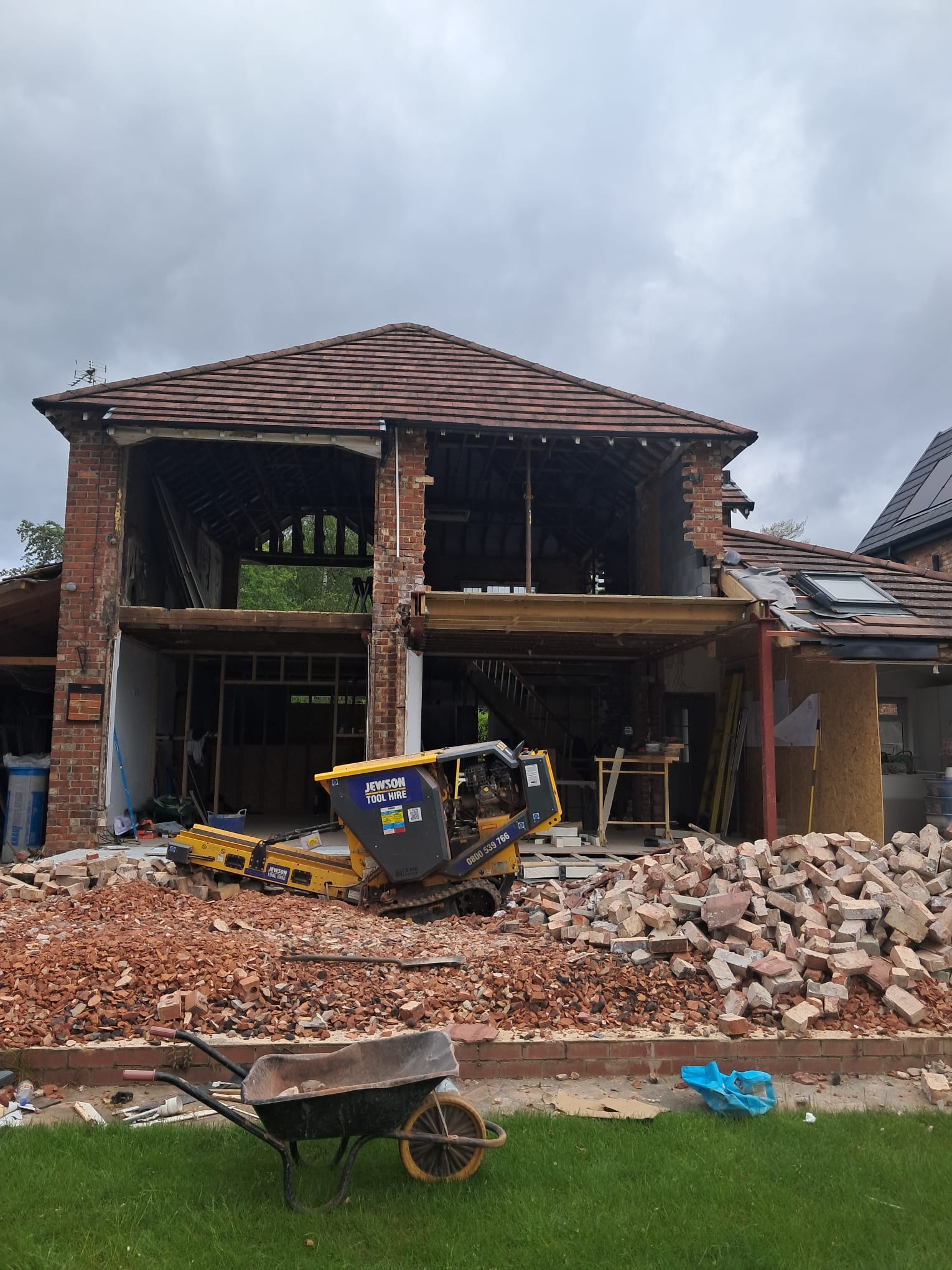 Major barn conversion with structural renovation