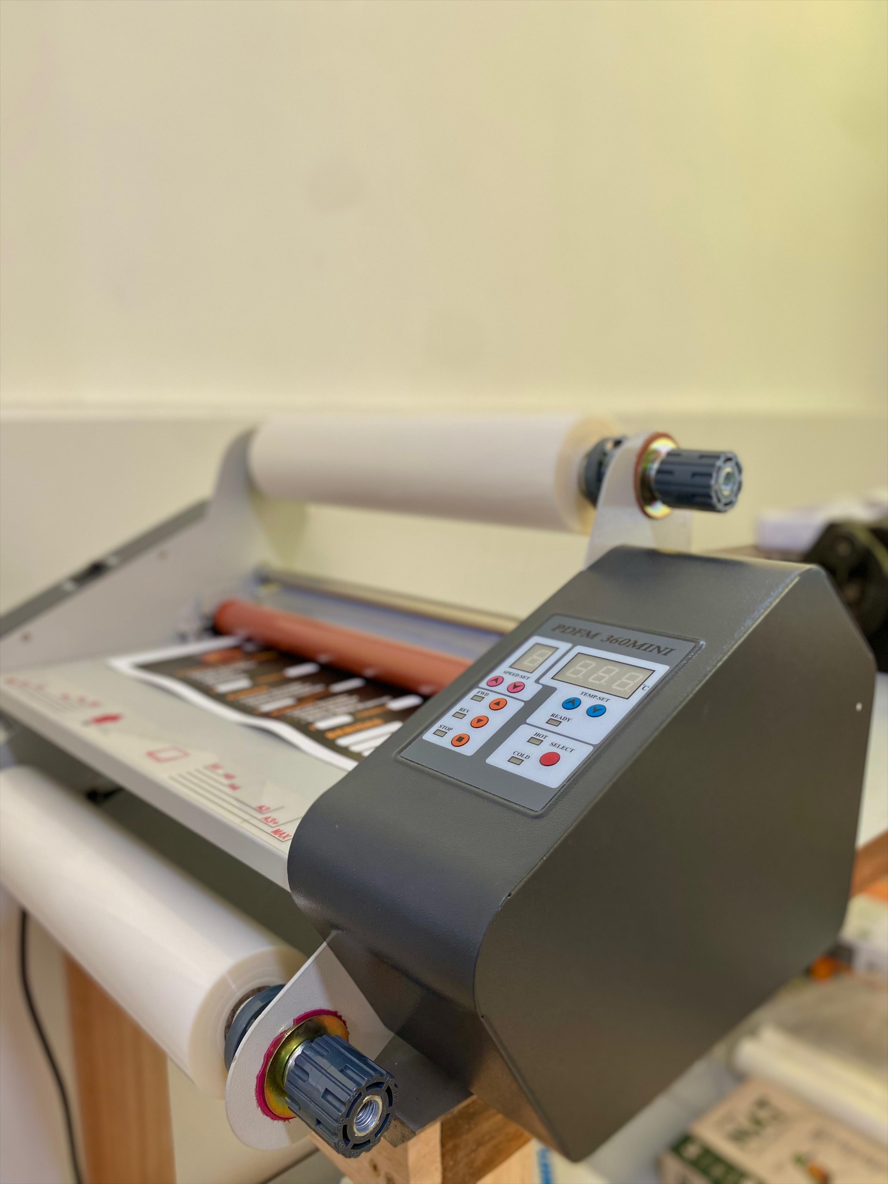 Laminadora profesional - Sistema de acabado