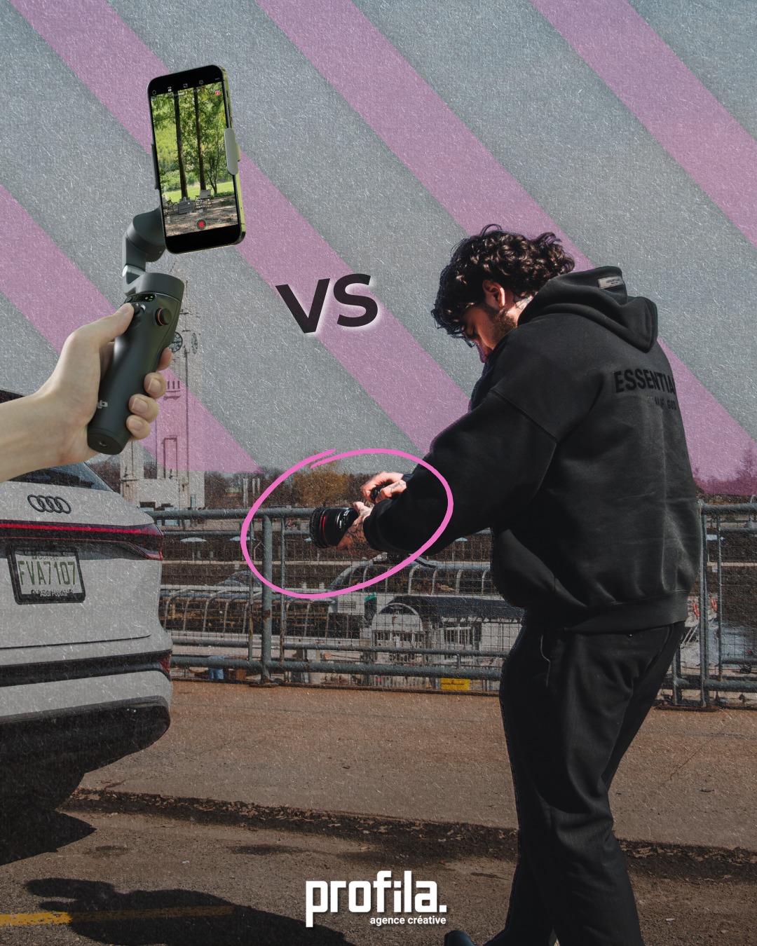 Behind the scenes content creation