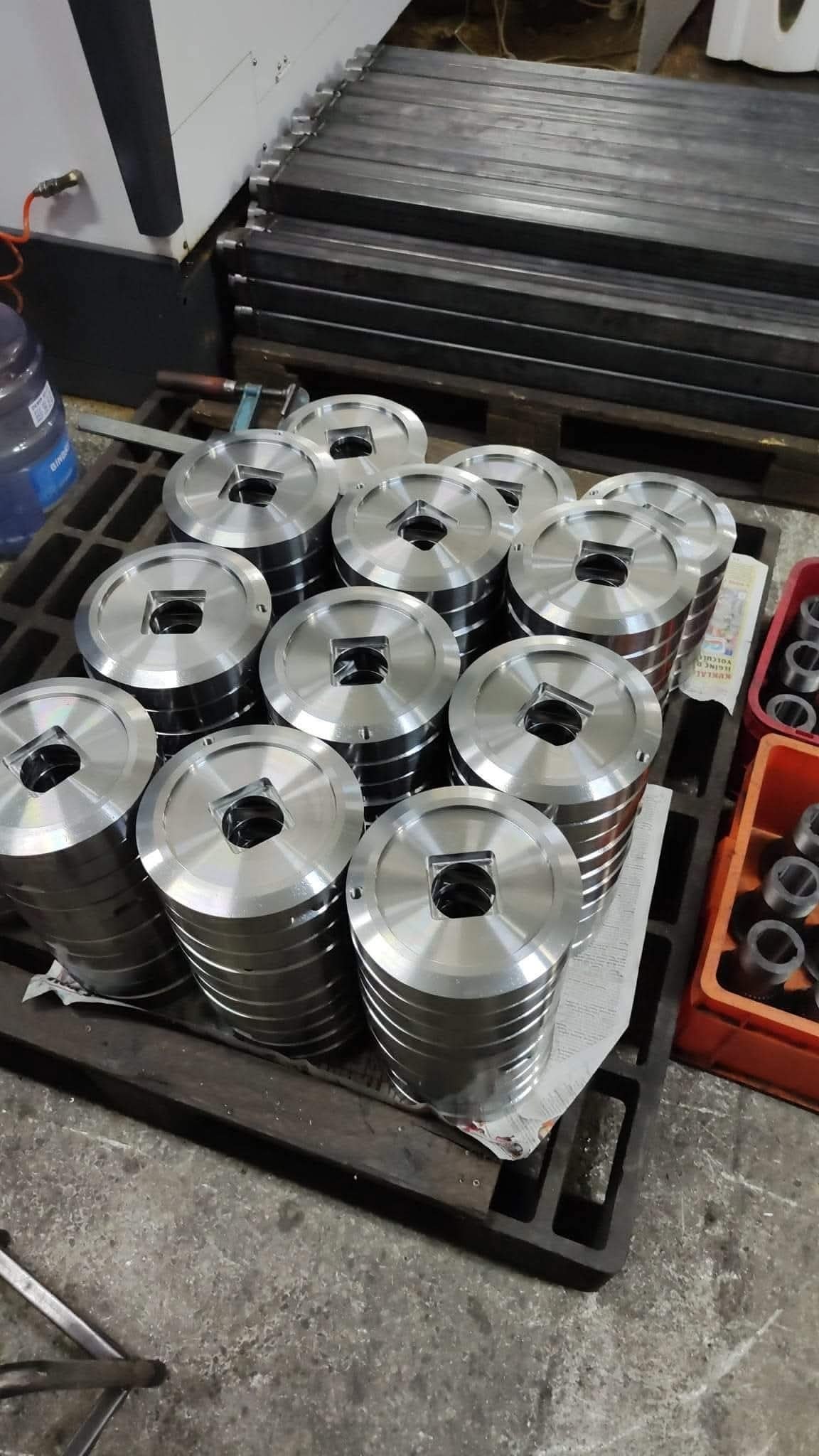 Precision machined metal parts