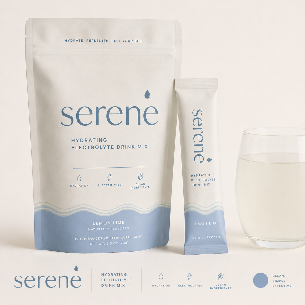 Serene Lemon Lime flavor