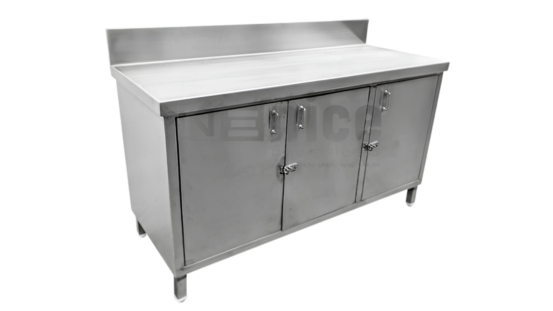 Cabinet Table With Hinged Doors