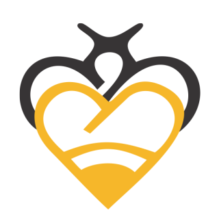BeeCharity bee-heart logo