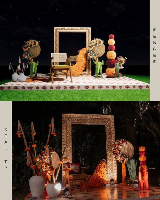 Golden Frame Photo Booth