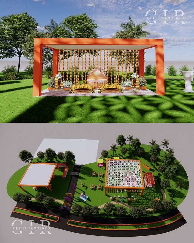 Marigold Mandap & Venue Layout