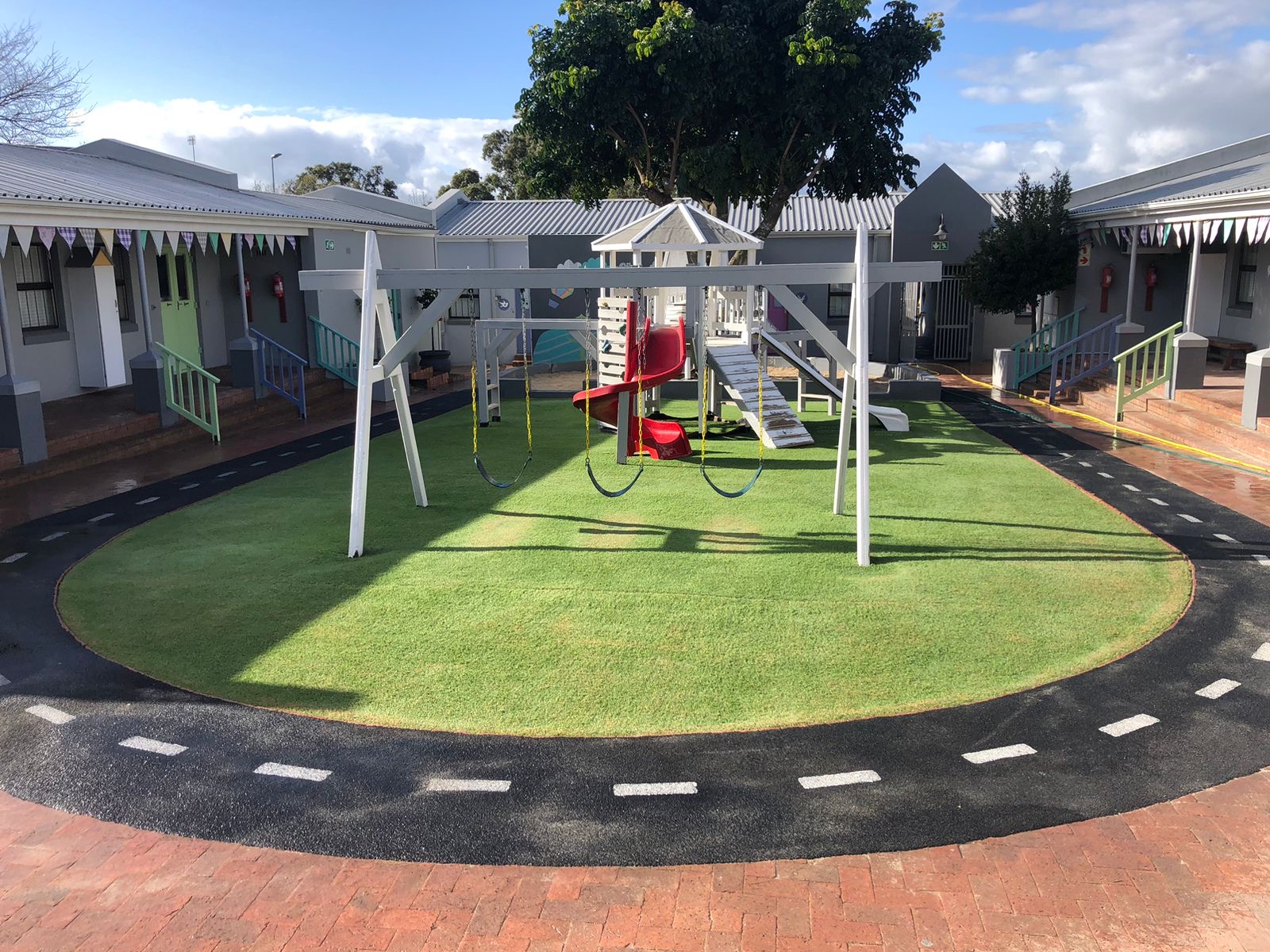 After: School playground turf revitalised