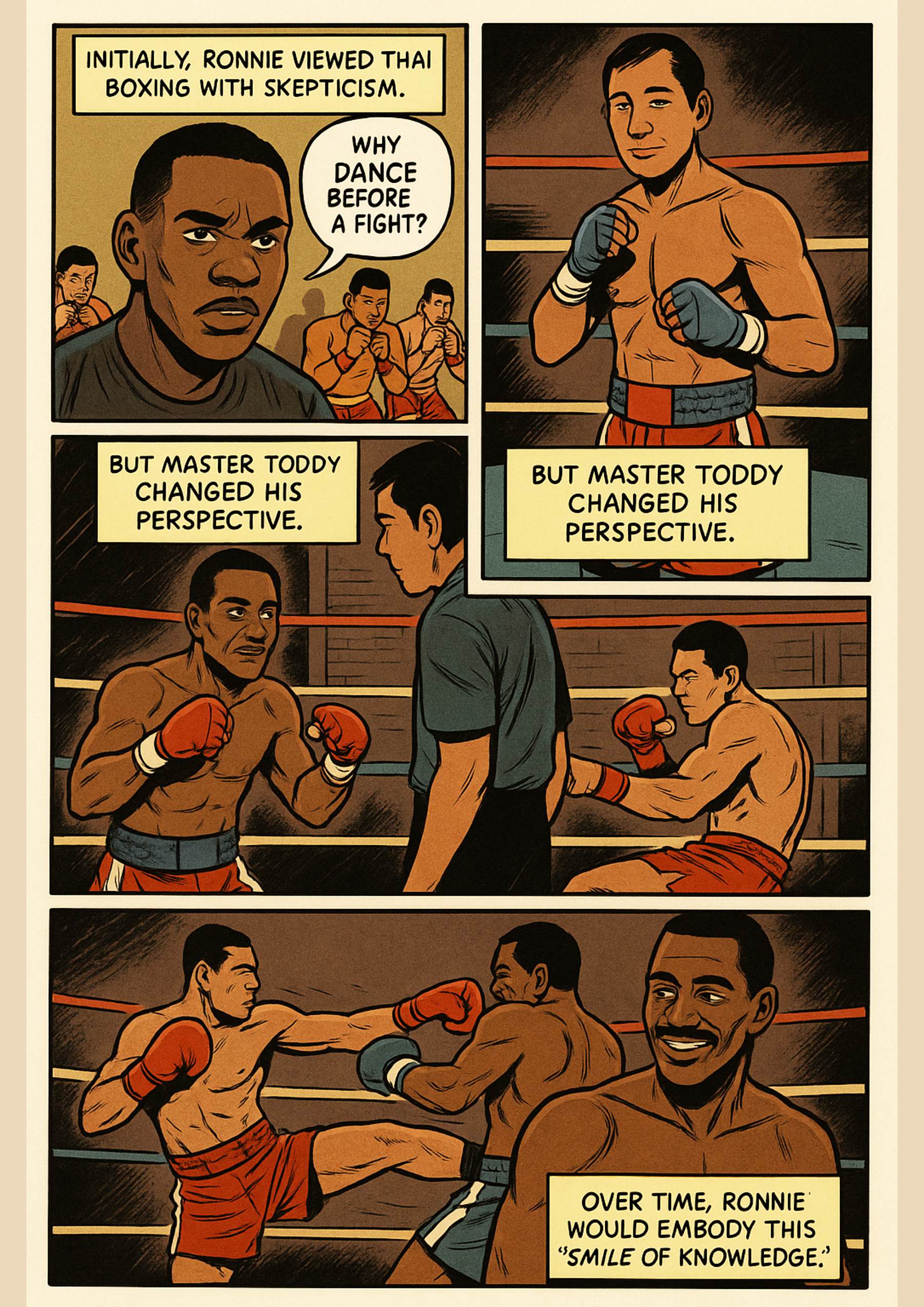 Initially Ronnie Viewed Thai Boxing with Skepticism