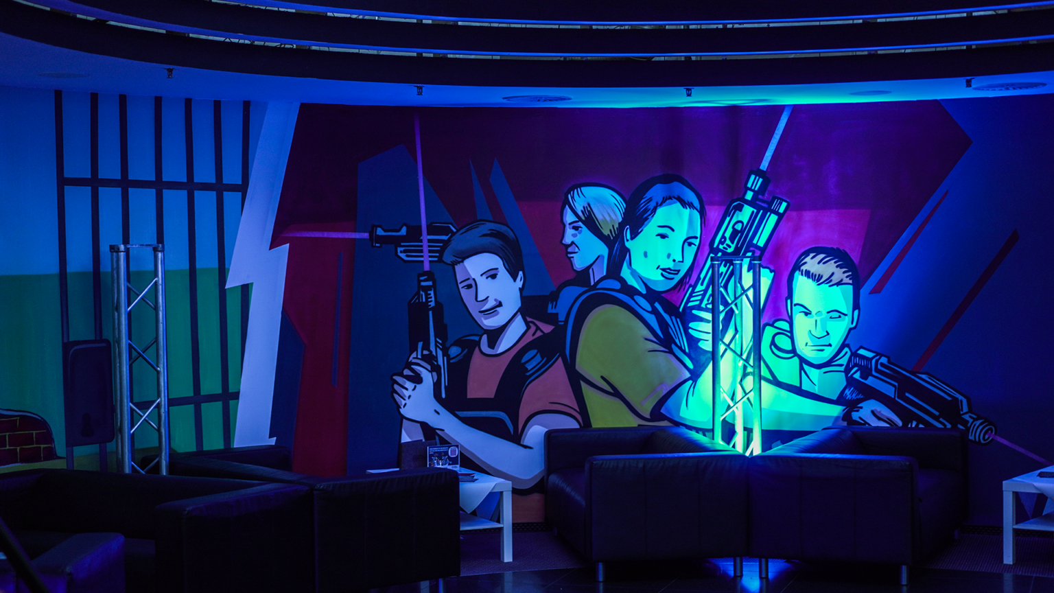 Lasertag Lounge im Vita Center