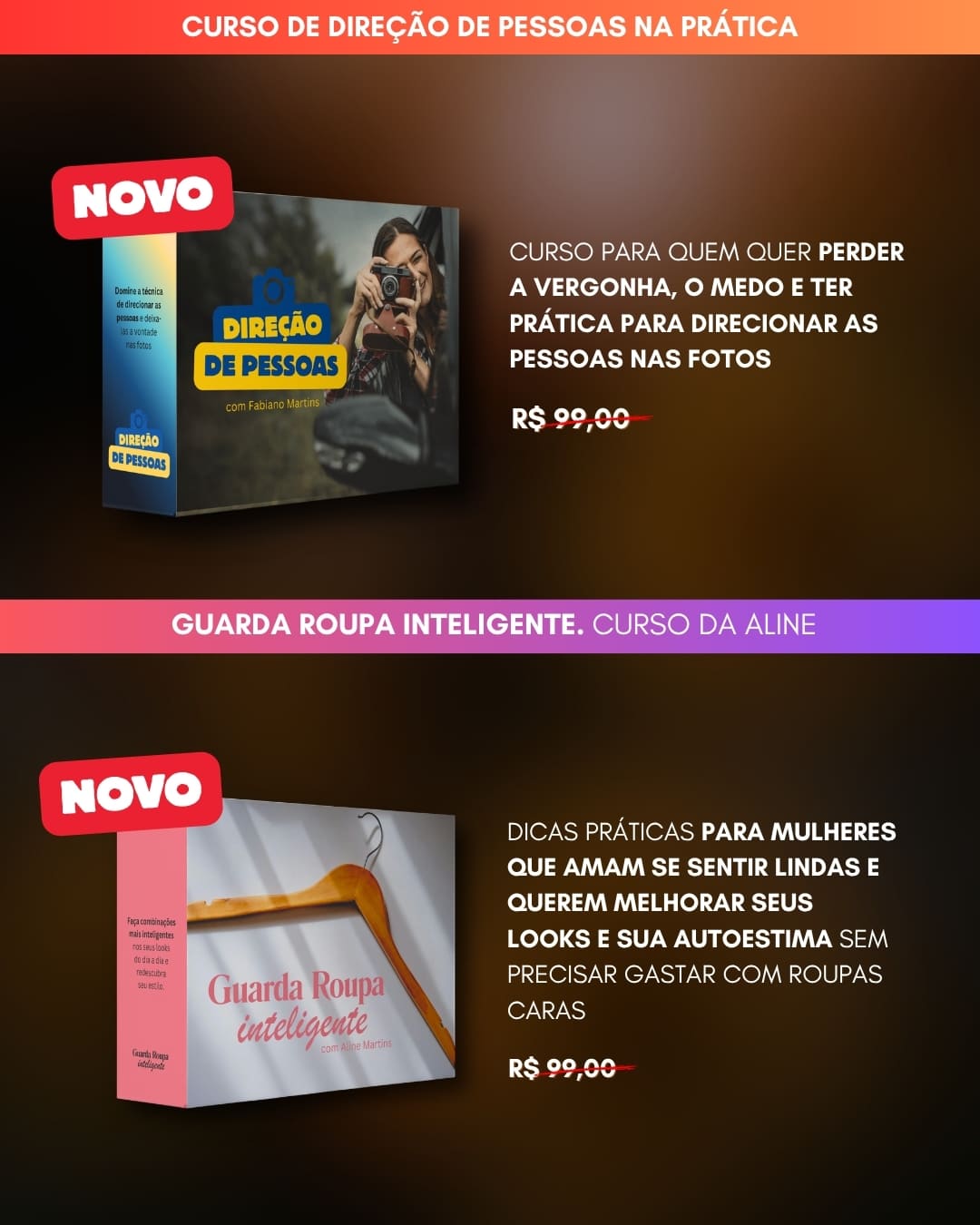 Curso de Direção de Pessoas na Prática e Guarda Roupa Inteligente