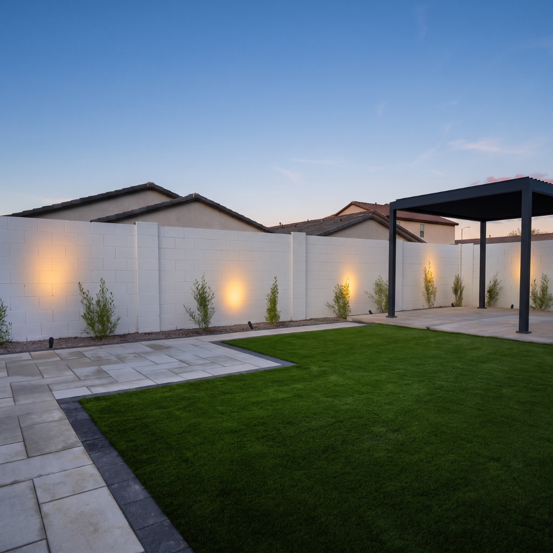 Sunset Pergola & Pathway Lighting