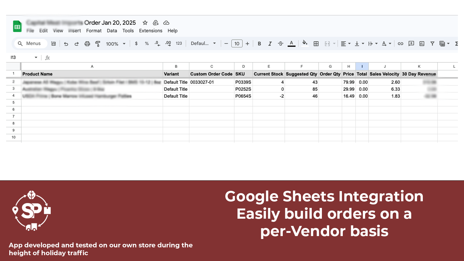 Google Sheets Integration