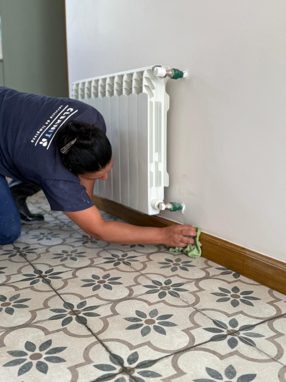 Limpieza detallada de zocalos y pisos