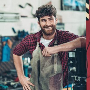 Man in workshop