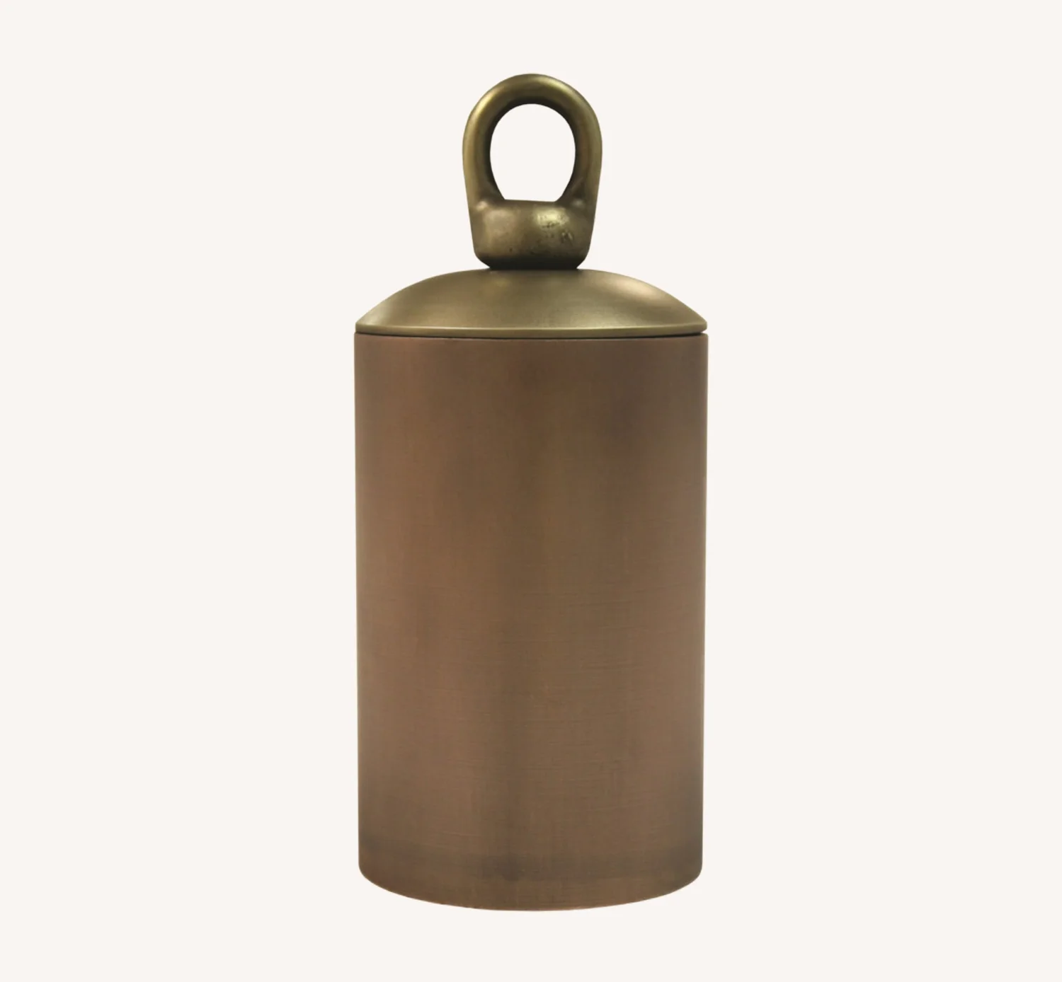 610 copper cylinder well light
