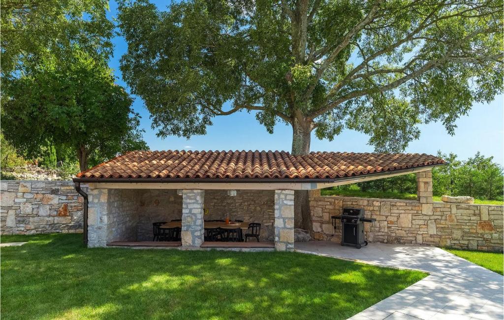 Stone gazebo