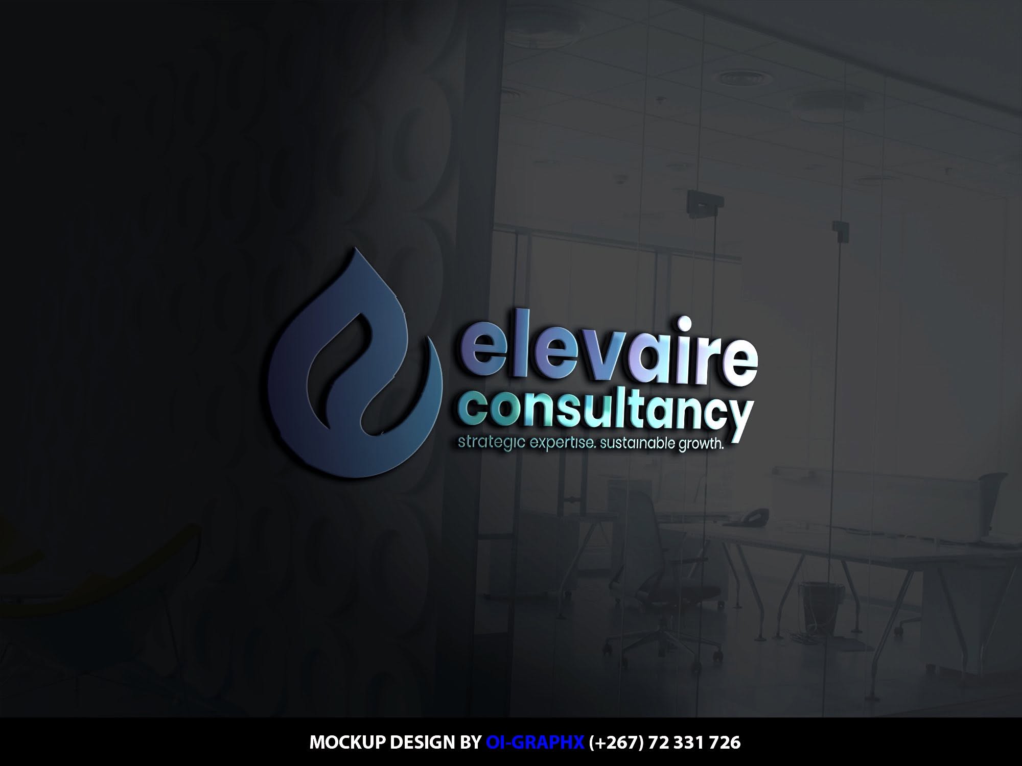 Elevaire Consultancy Logo & identity design by OI-Graphx