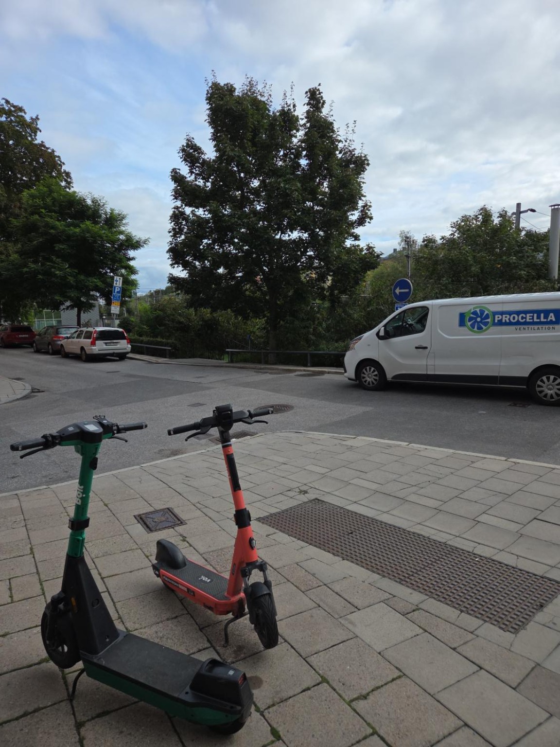 Procella Ventilation servicebil på plats