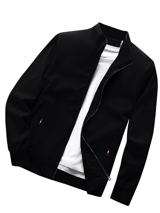 Black Bomber Jacket