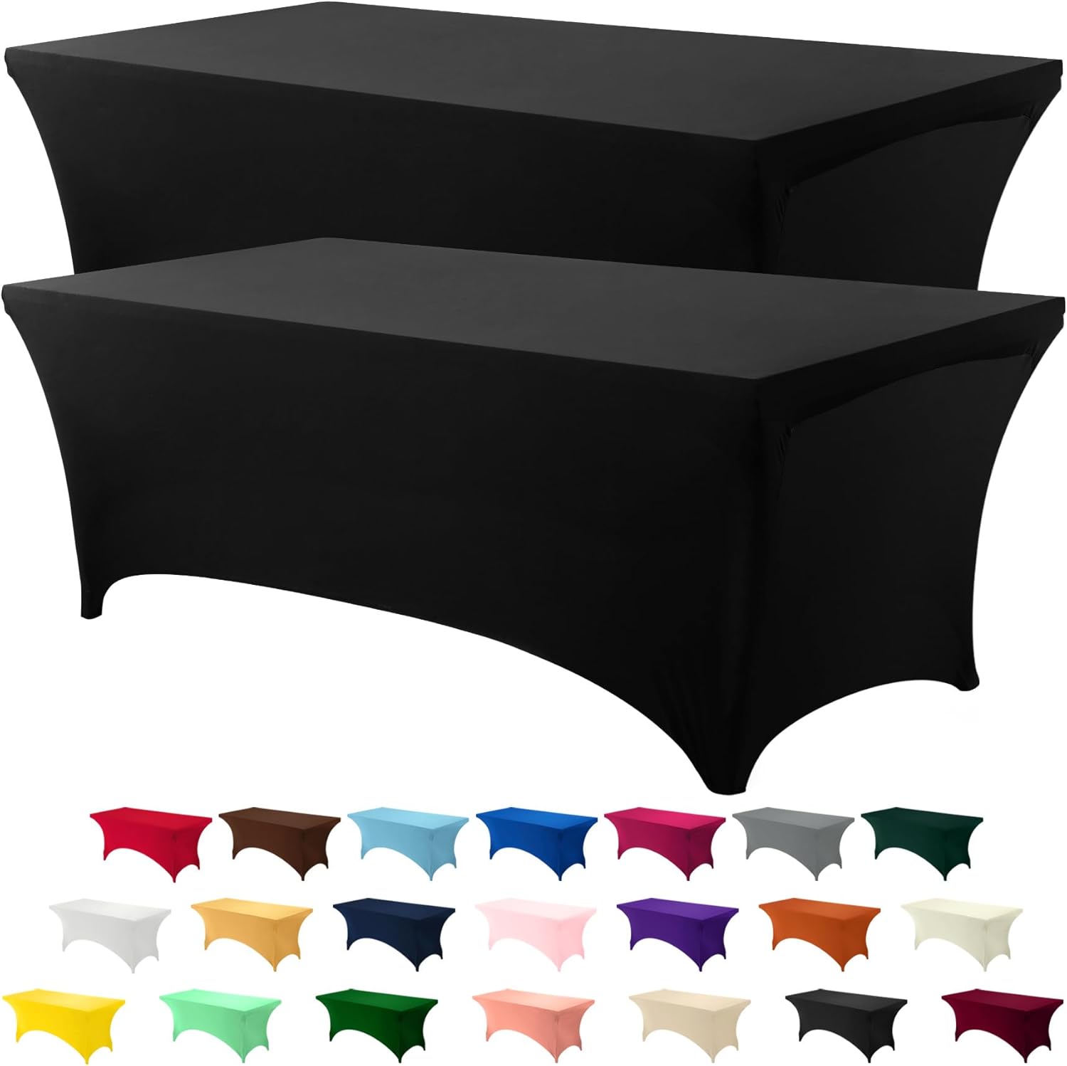 2 Pack 6FT Table Cloth