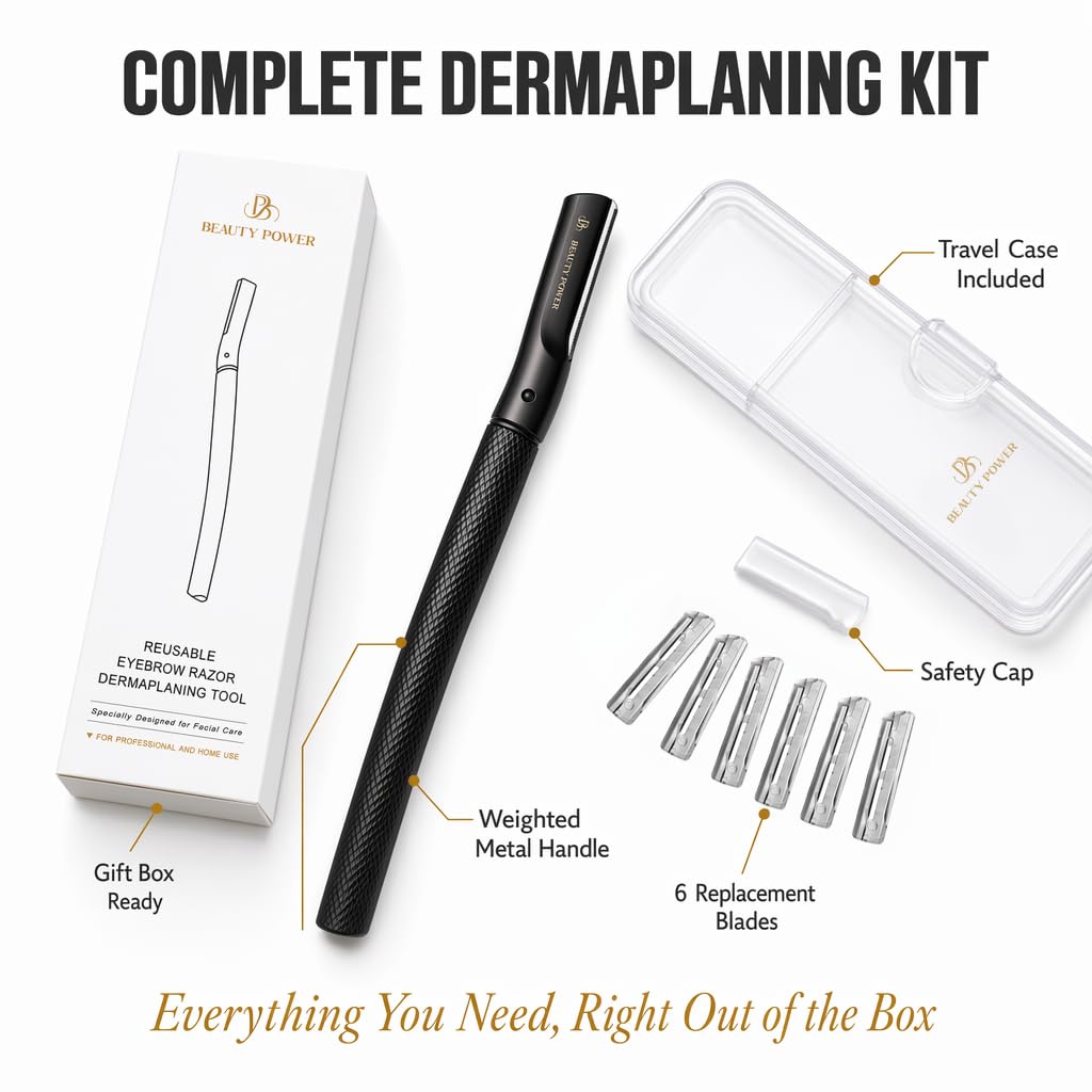 Complete Dermaplaning Kit — Everything You Need, Right Out of the Box