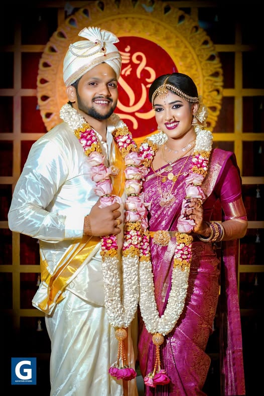 Purple & White Wedding