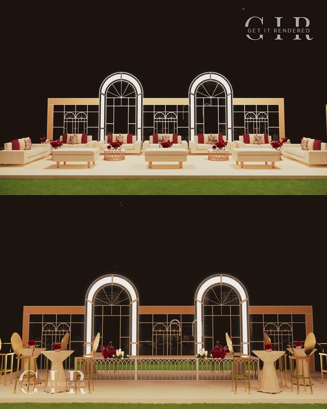 Elegant Lounge Seating