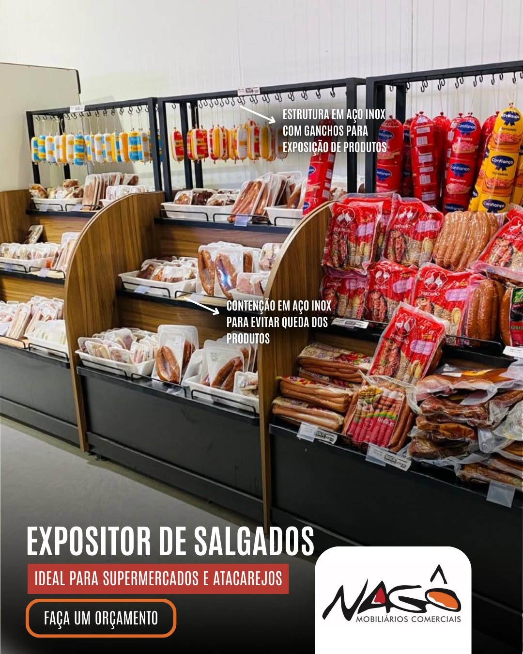 Expositor de Salgados