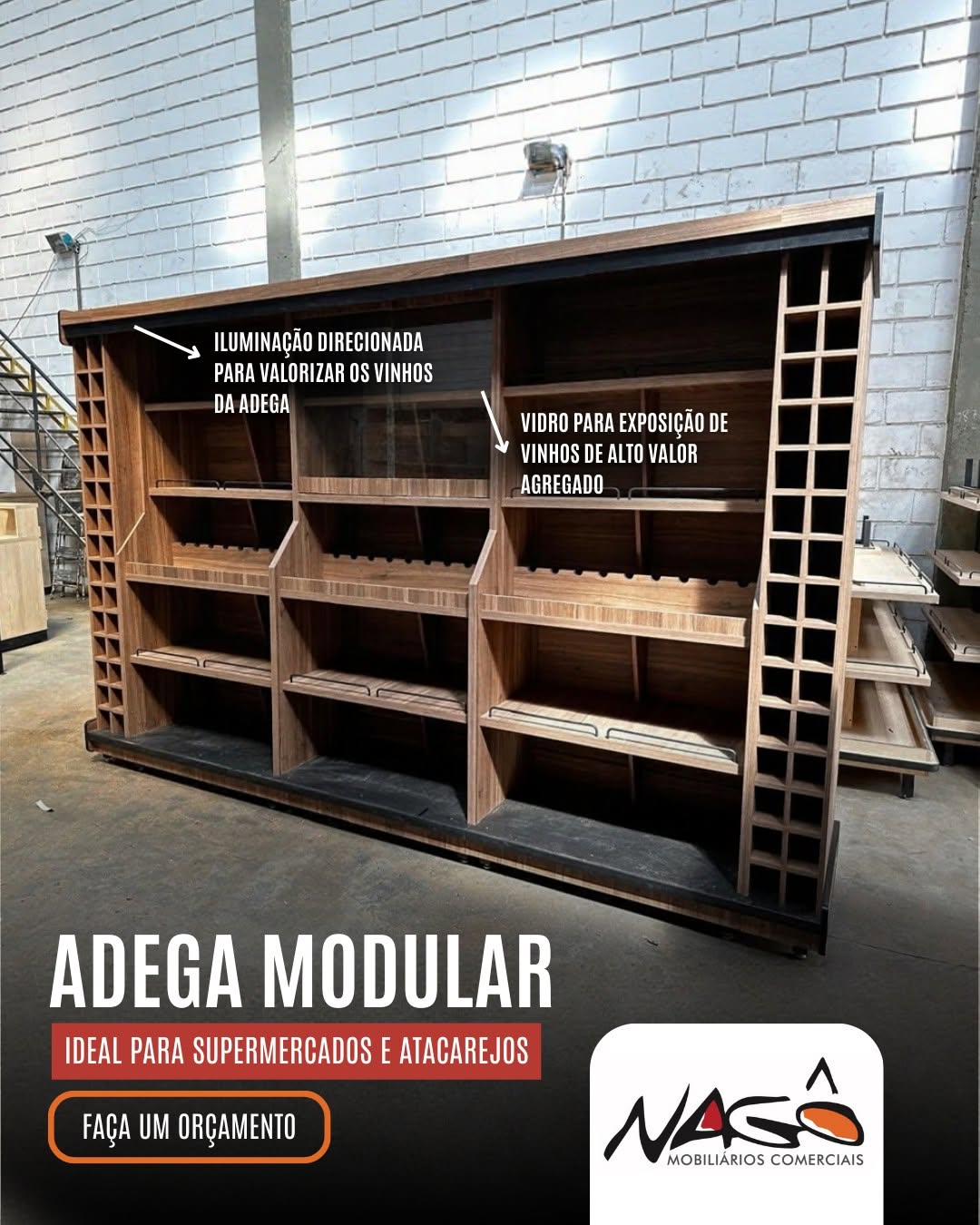 Adega para Vinhos Premium