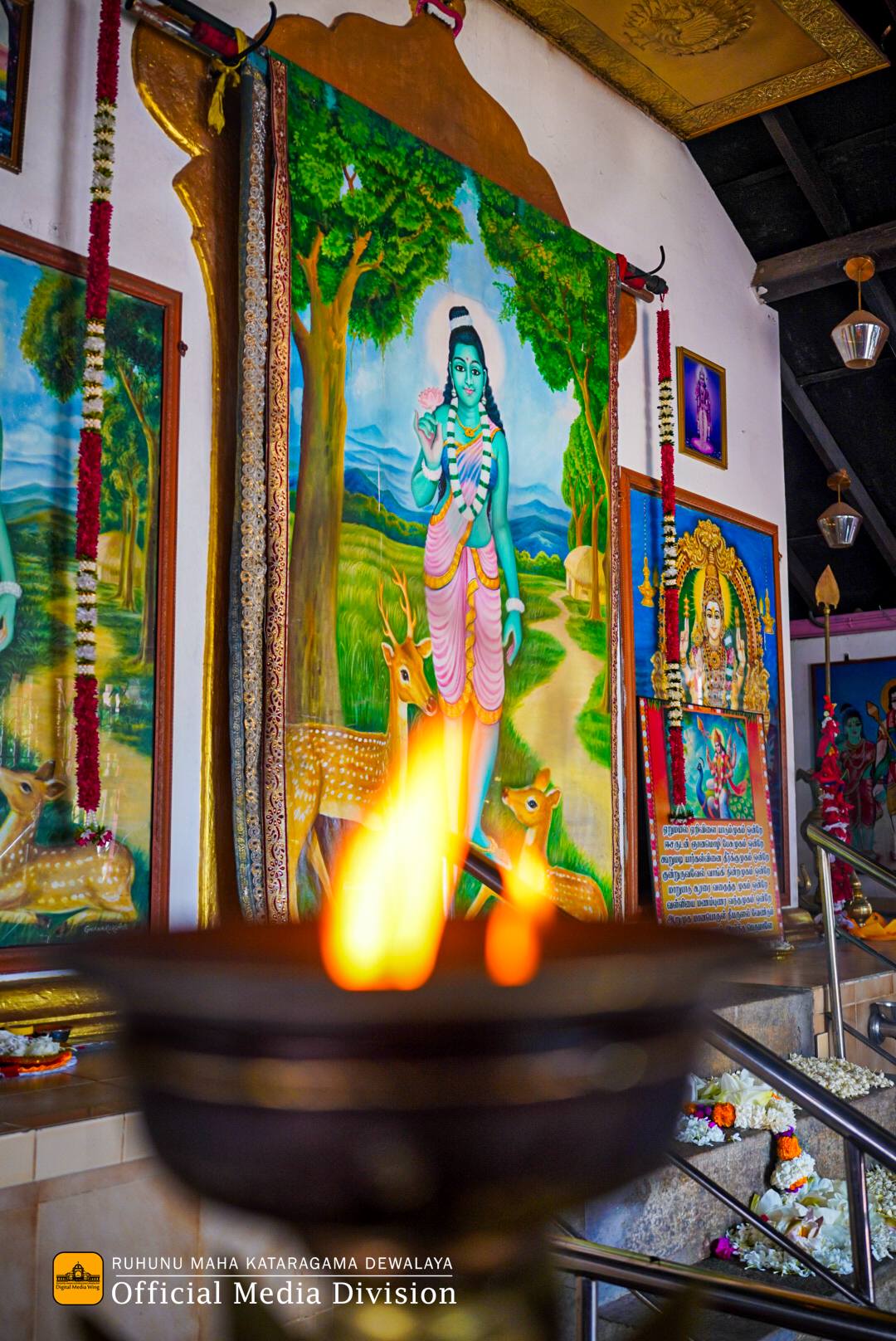 Sacred shrine at Kataragama temple