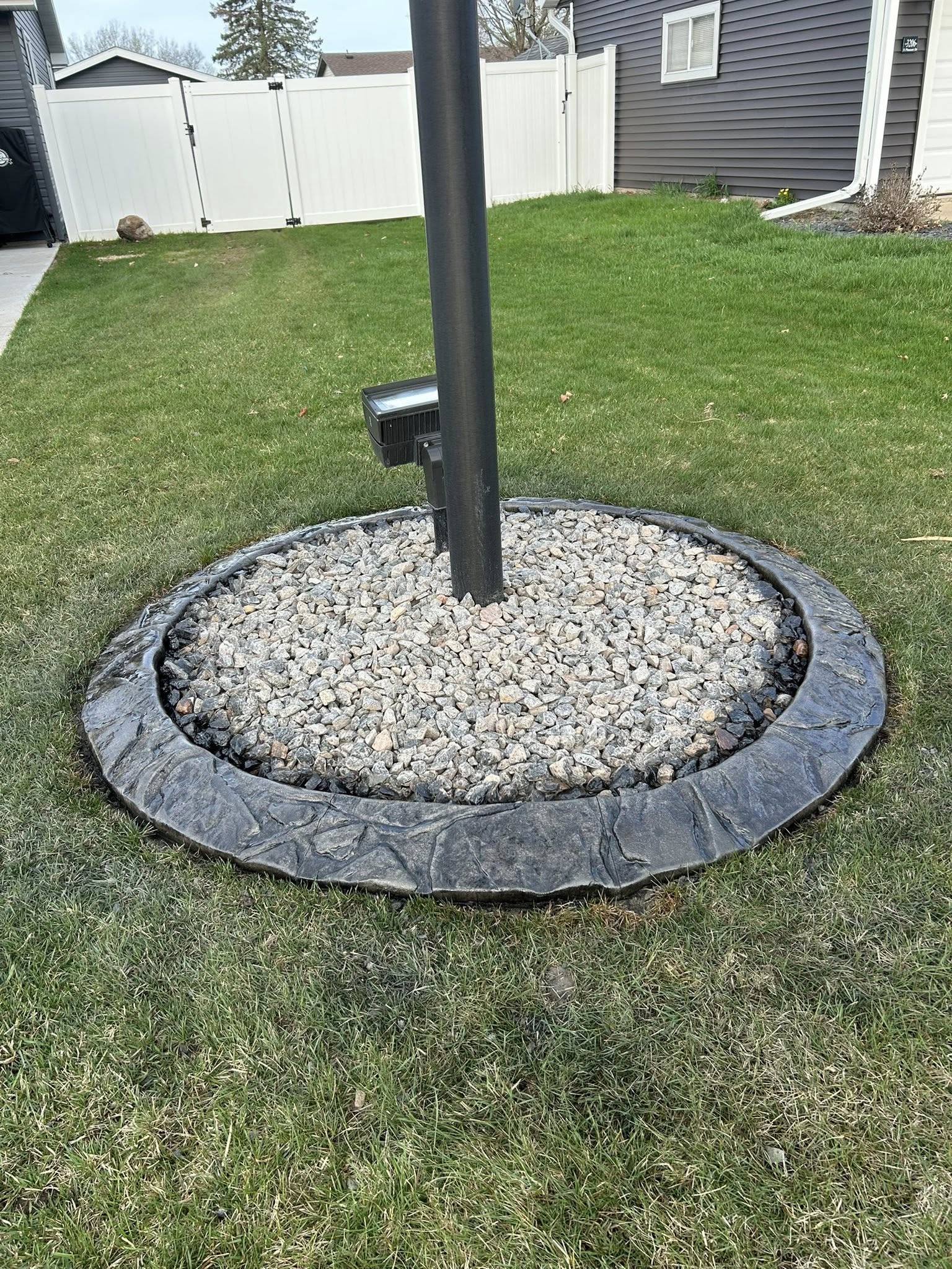 Carved Custom Curb style