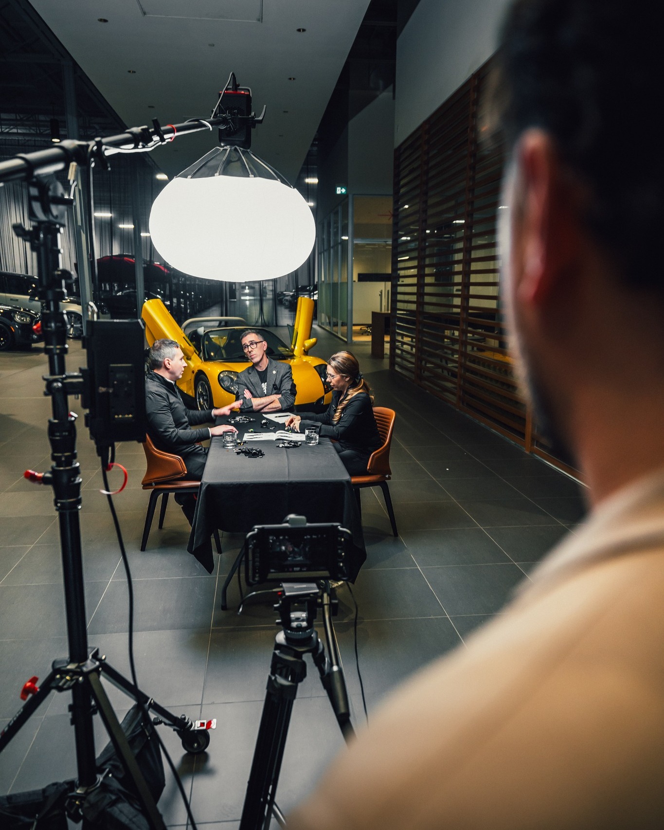 Professional video production in car dealership