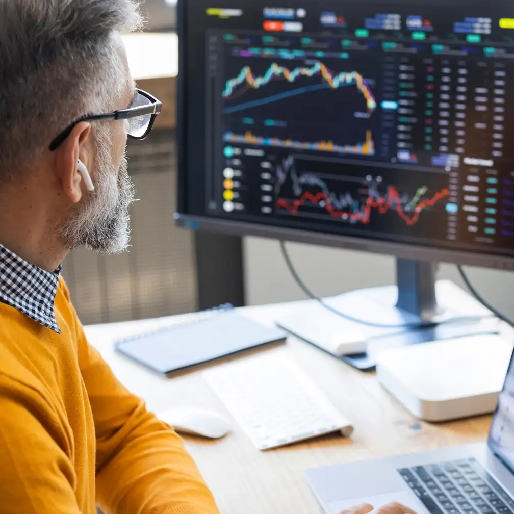 Professionals working with financial data and analytics