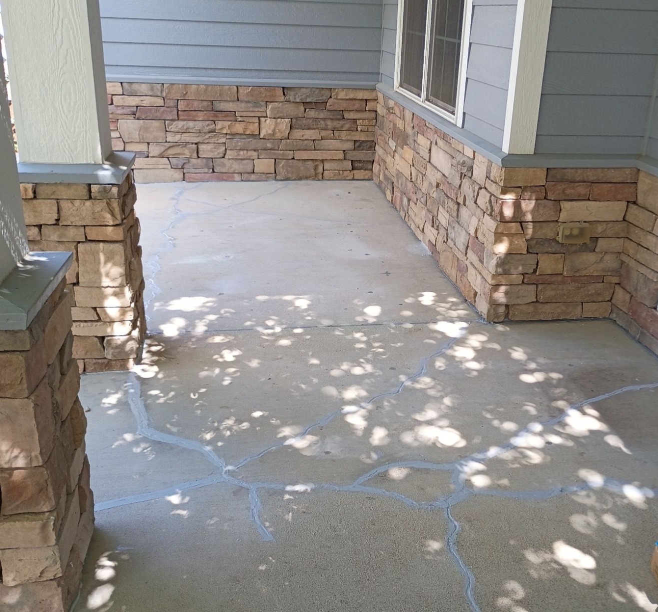 Stone Porch Repair