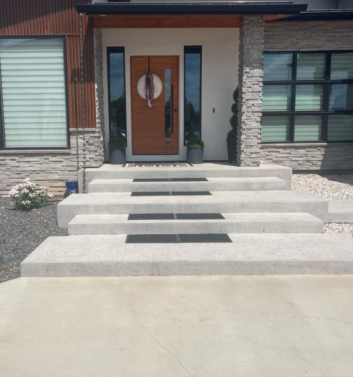 Modern Entry Steps