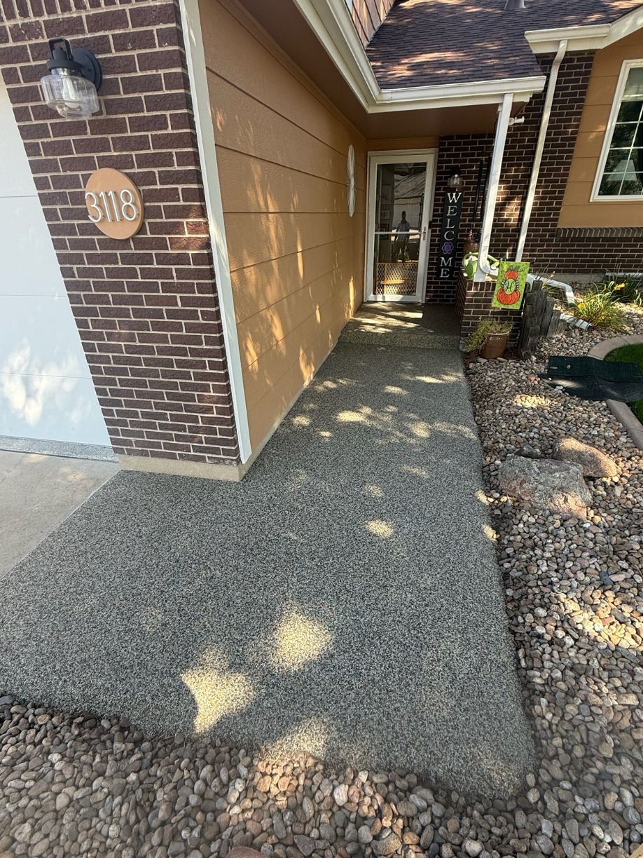 Front Walkway Coating