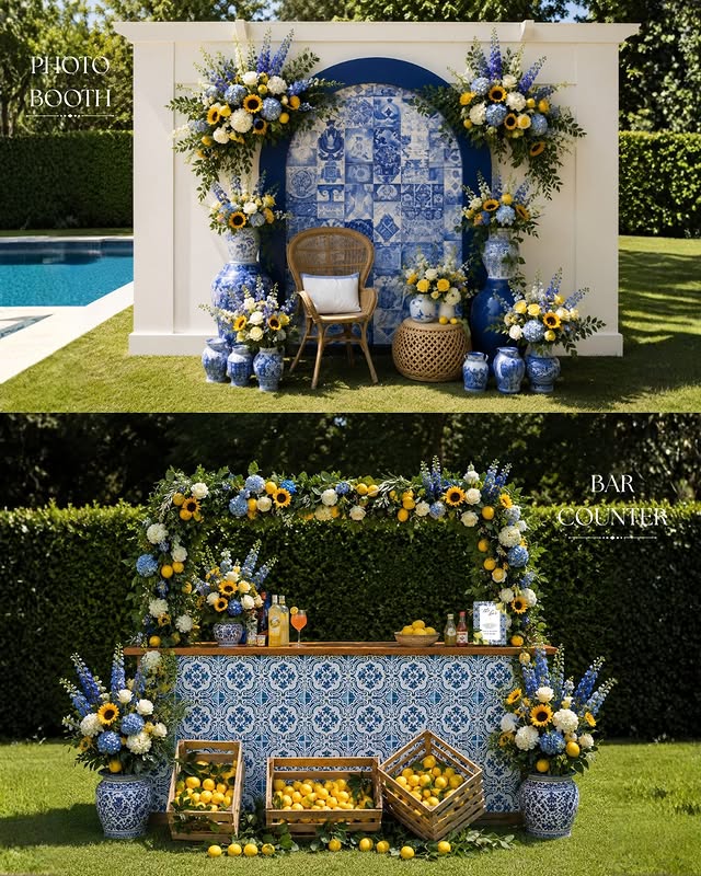 Luxe Photo Booth & Bar Setup