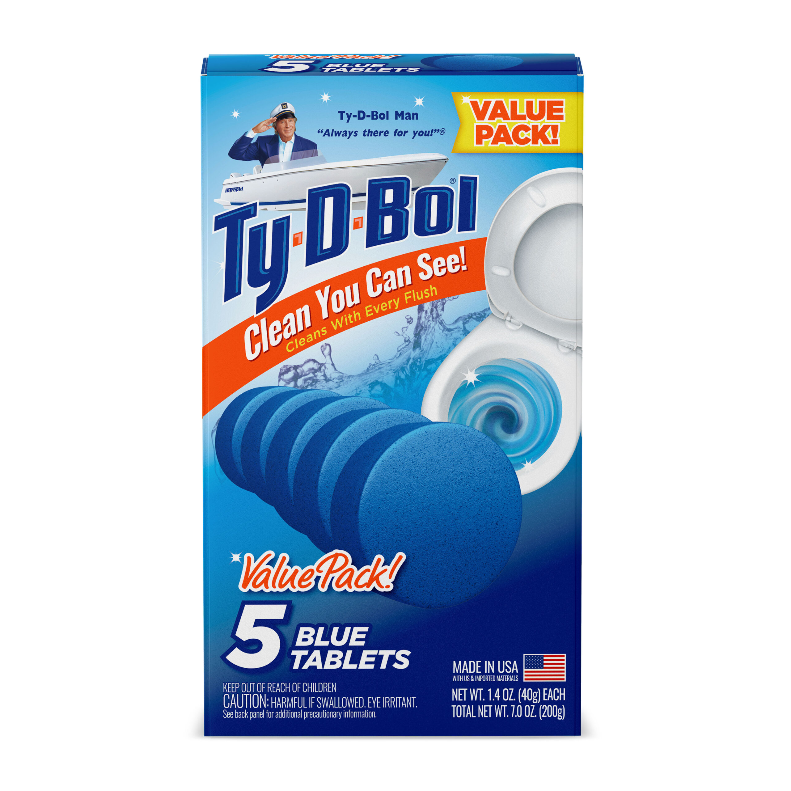Ty-D-Bol Blue Tablets 5-Pack