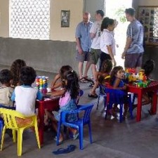 Besuch der Projektpartner im Kindergarten