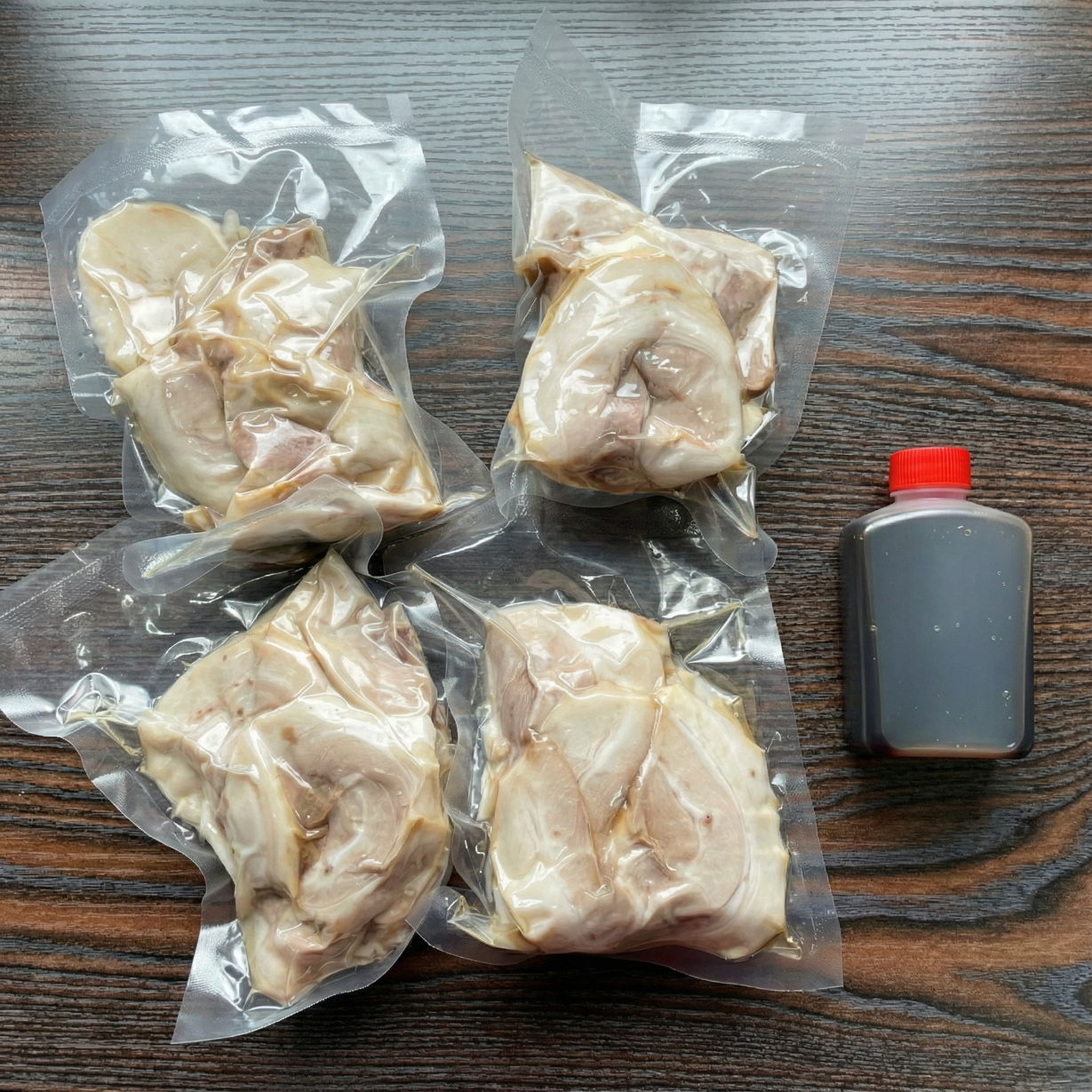 個包装のチャーシューと特製タレ