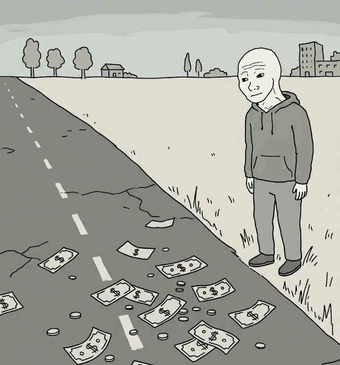 Money on the streets