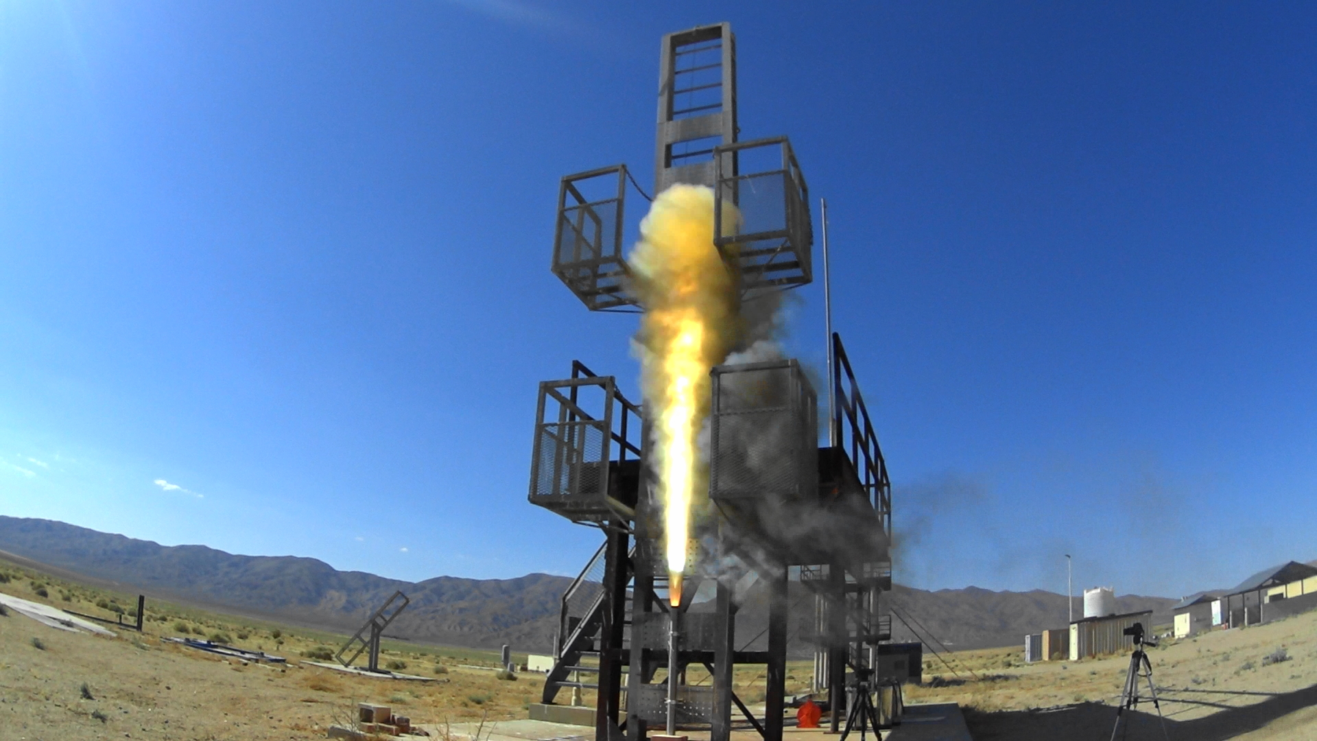 Ravyn Technology Corp Static Fires Titanium Solid Rocket Motor