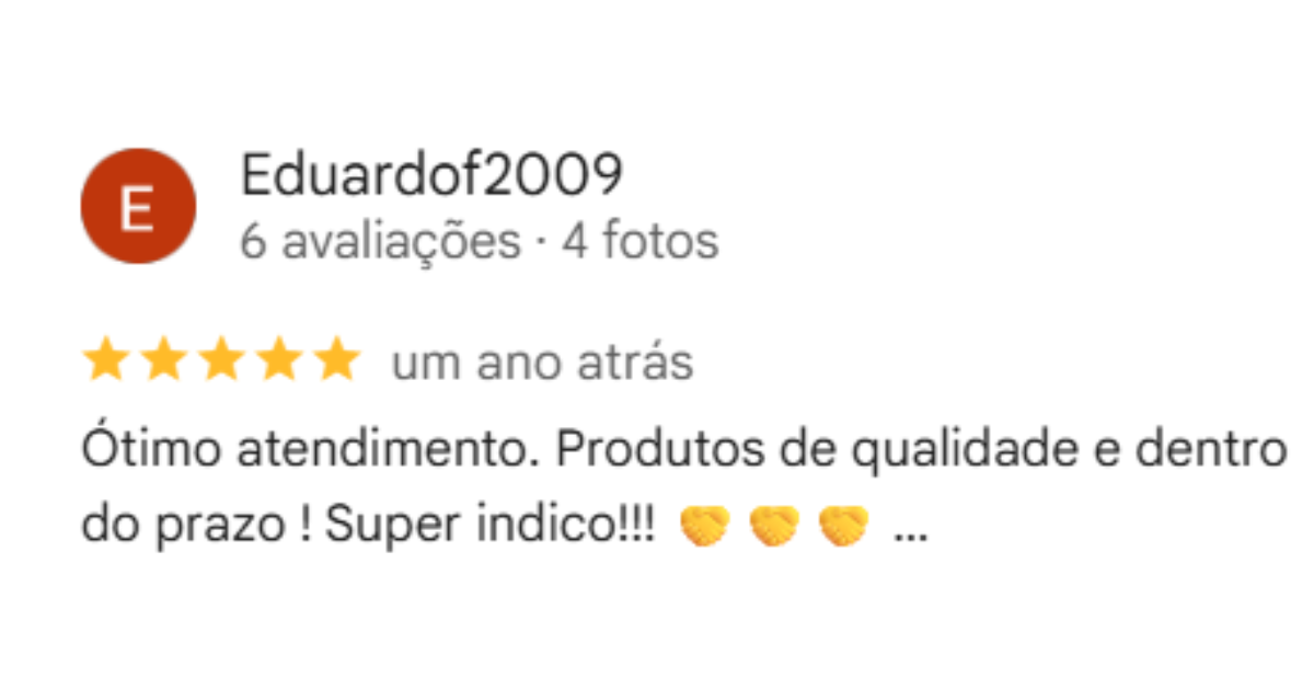 Avaliação de Eduardo sobre a Rei das Portas