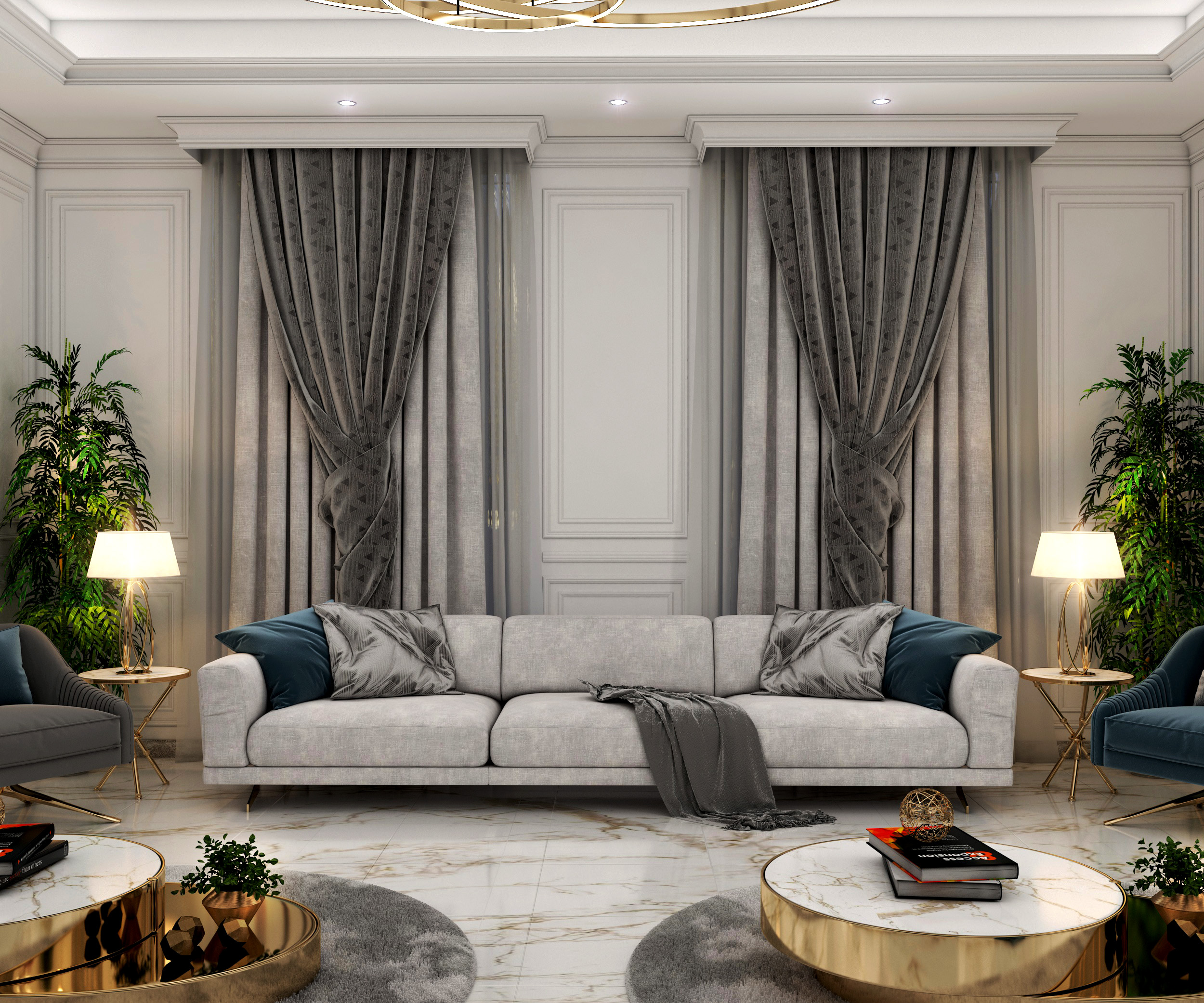 Reception Suite — Living Room | Innovation Interior Design