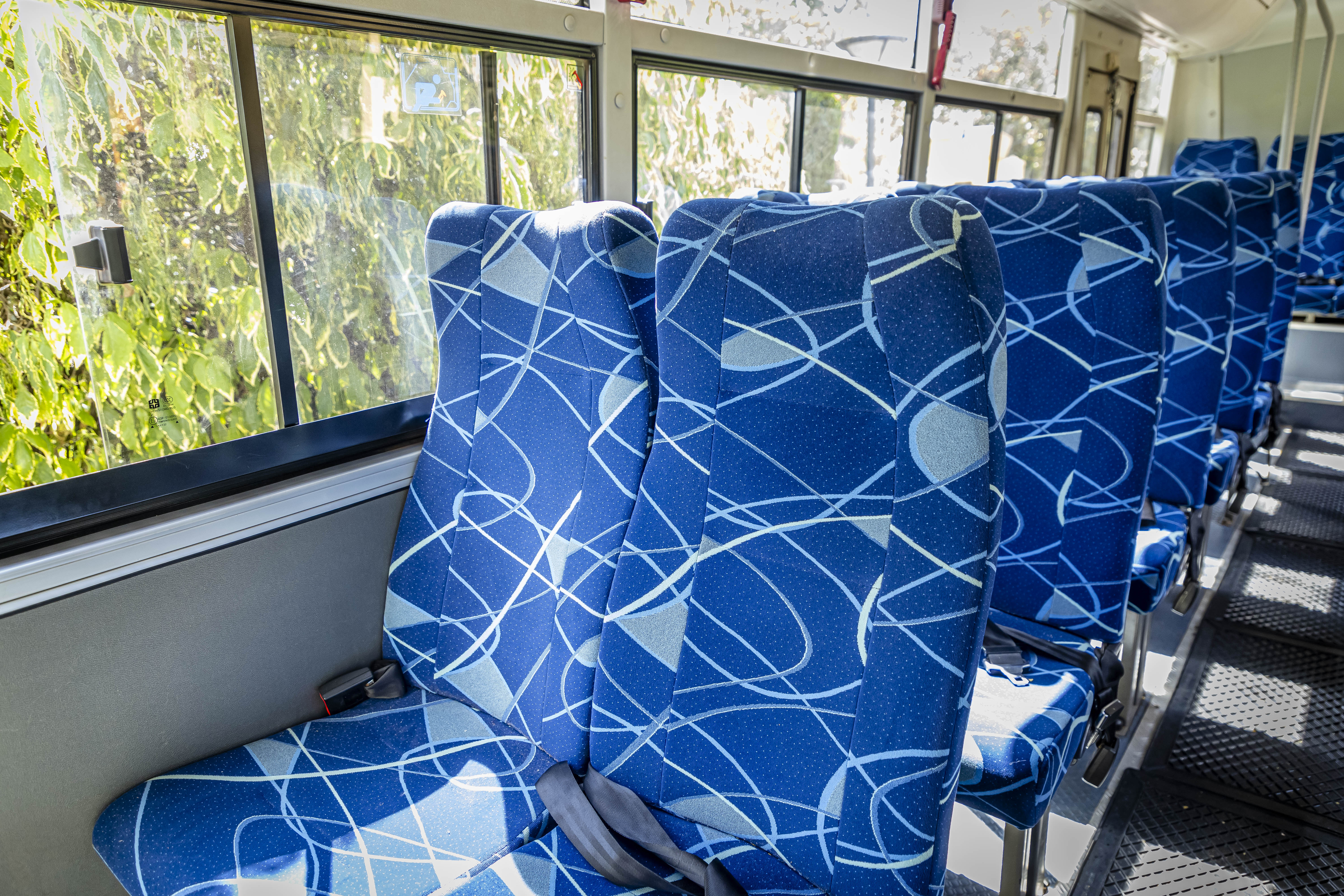Coaster Bus interior 1