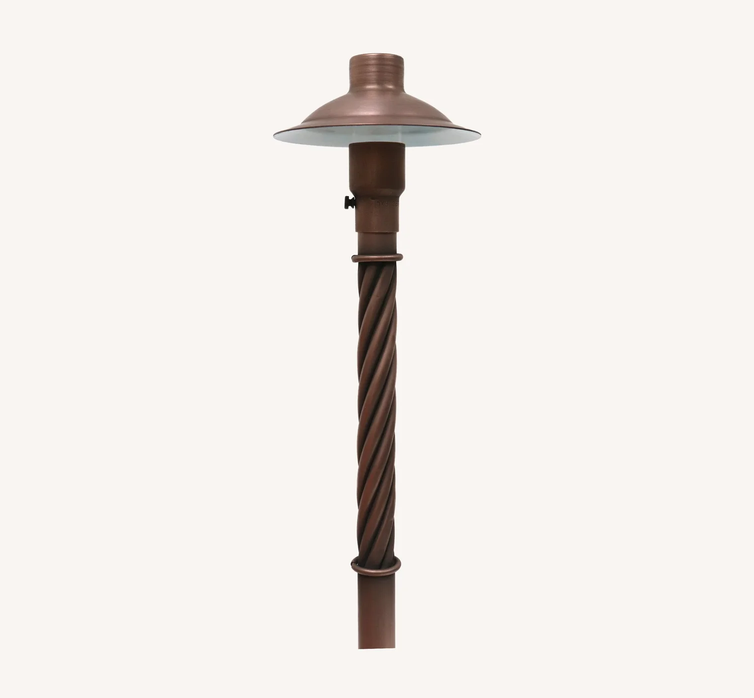 700-10 Dark Antique twisted-stem path light