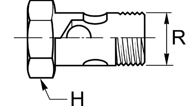 700M BANJO BOLT DIN METRIC THREAD