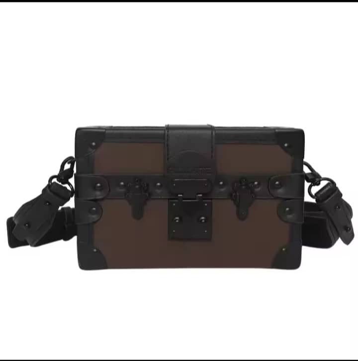 Sac Bandoulière Rigide - Chocolat