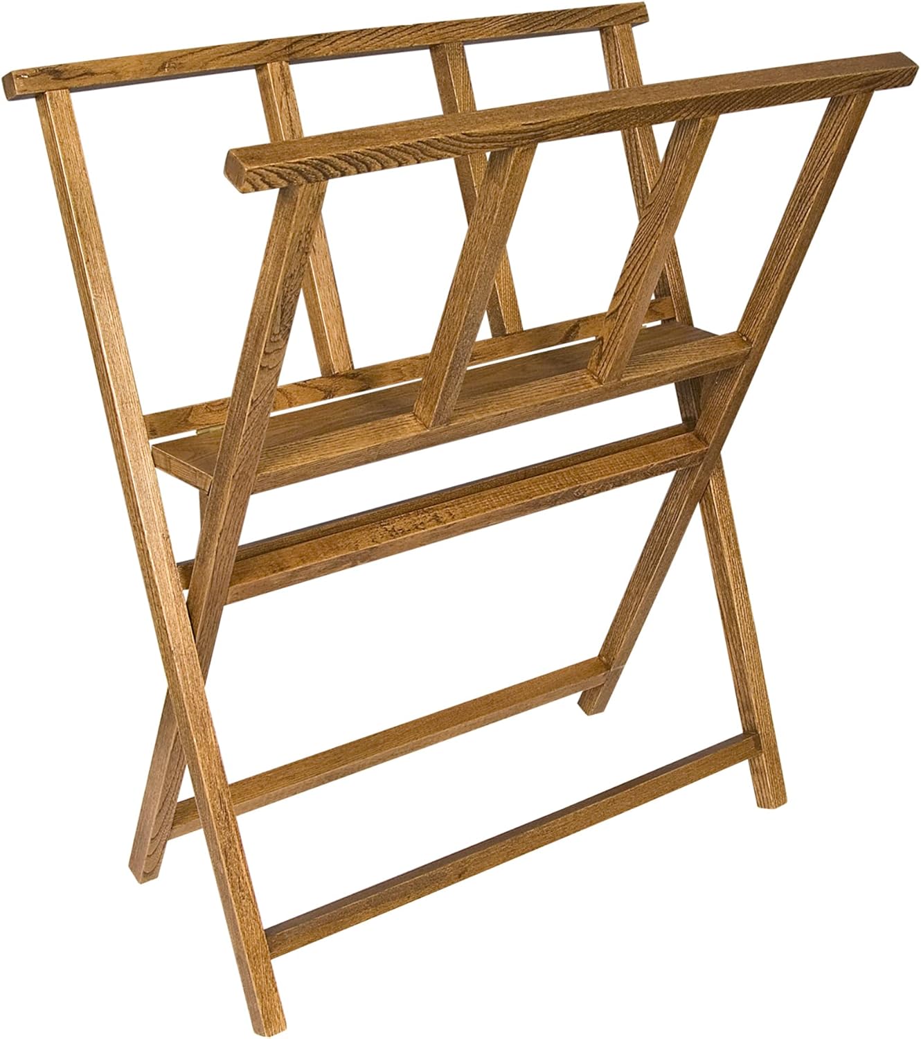 Creative Mark Folding Wood Large Print Rack
